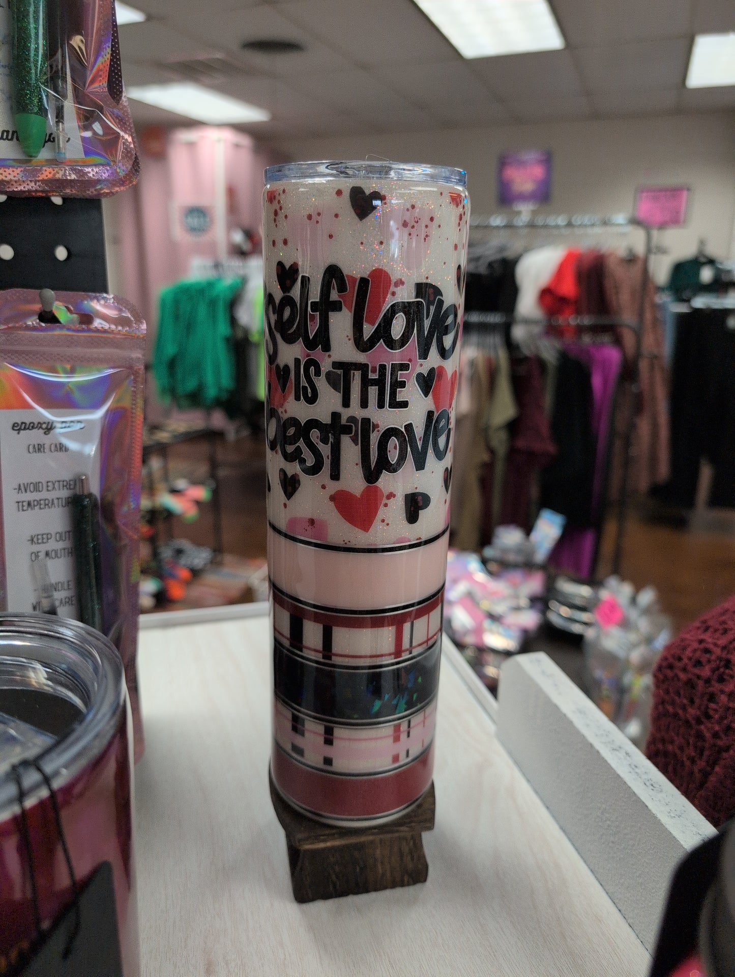 32 OZ TUMBLER SELF LOVE
