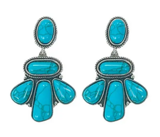 Turquoise Triple Drop