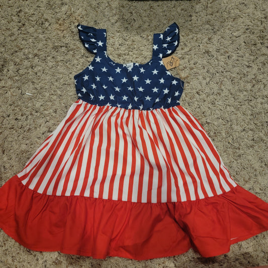 Girls Stars and Stripes
