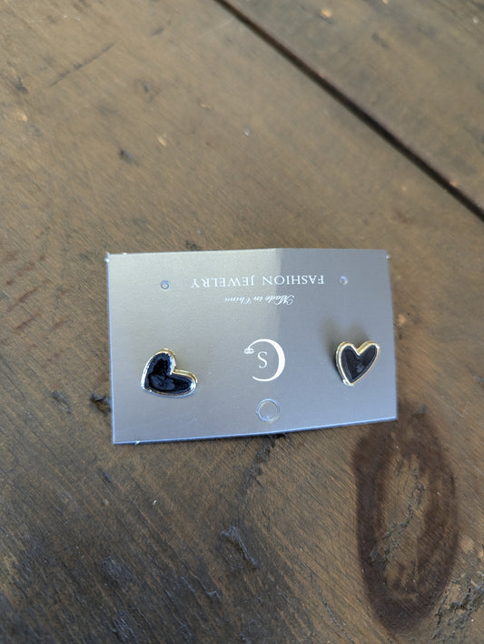 Black Heart Stud