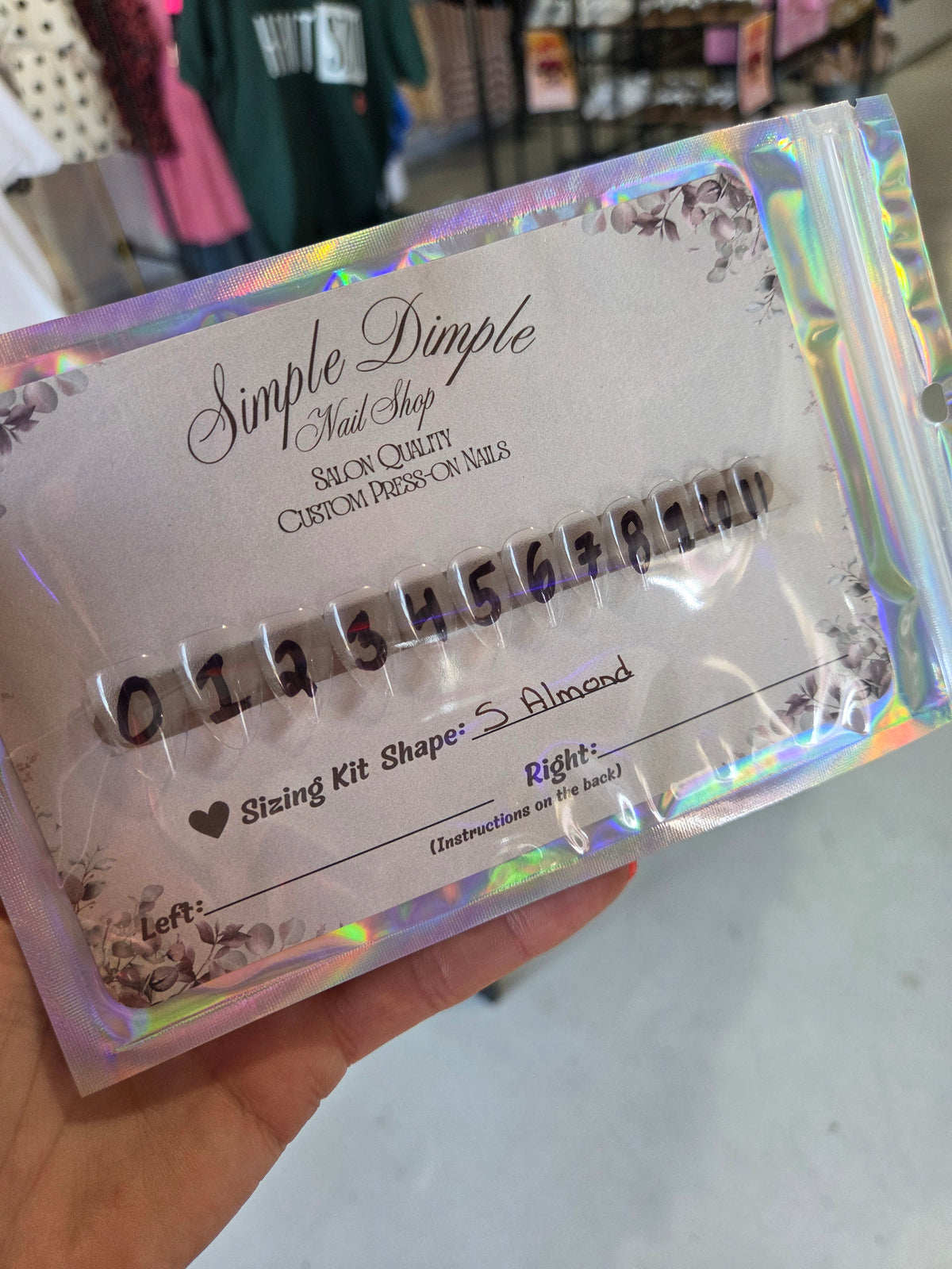 S Almond Size Kit