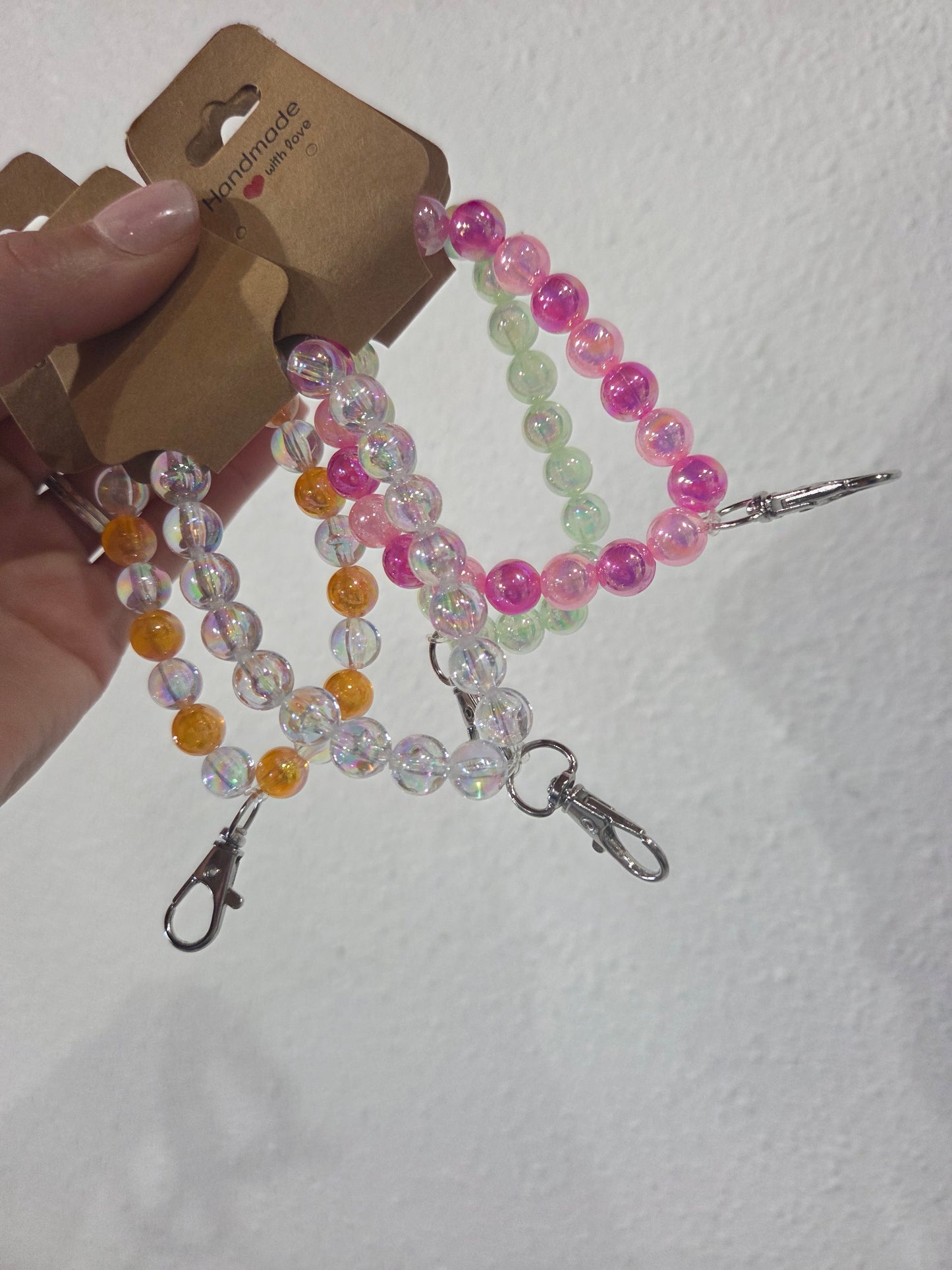 Beaded Wristlet Keychain