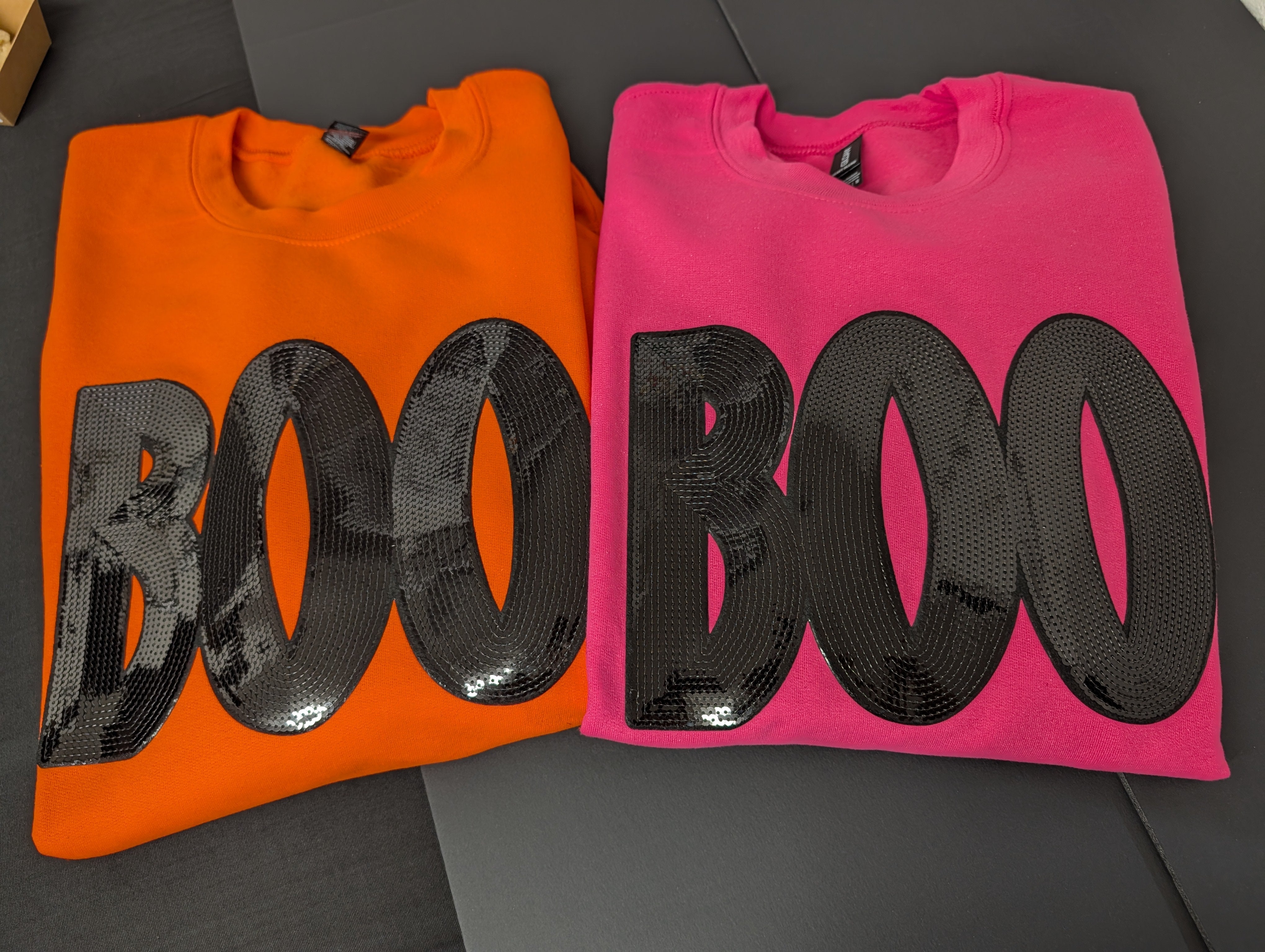 Boo Patch Sweatshirt – Funs Creations