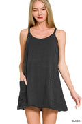 Romper Dress - Black