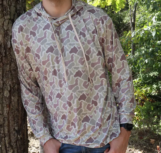 Men's Camo Hood Sweater