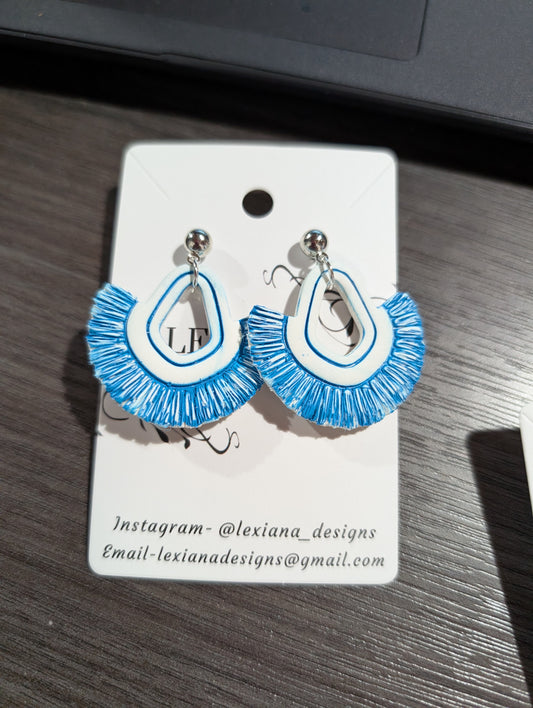 Blue White Fan