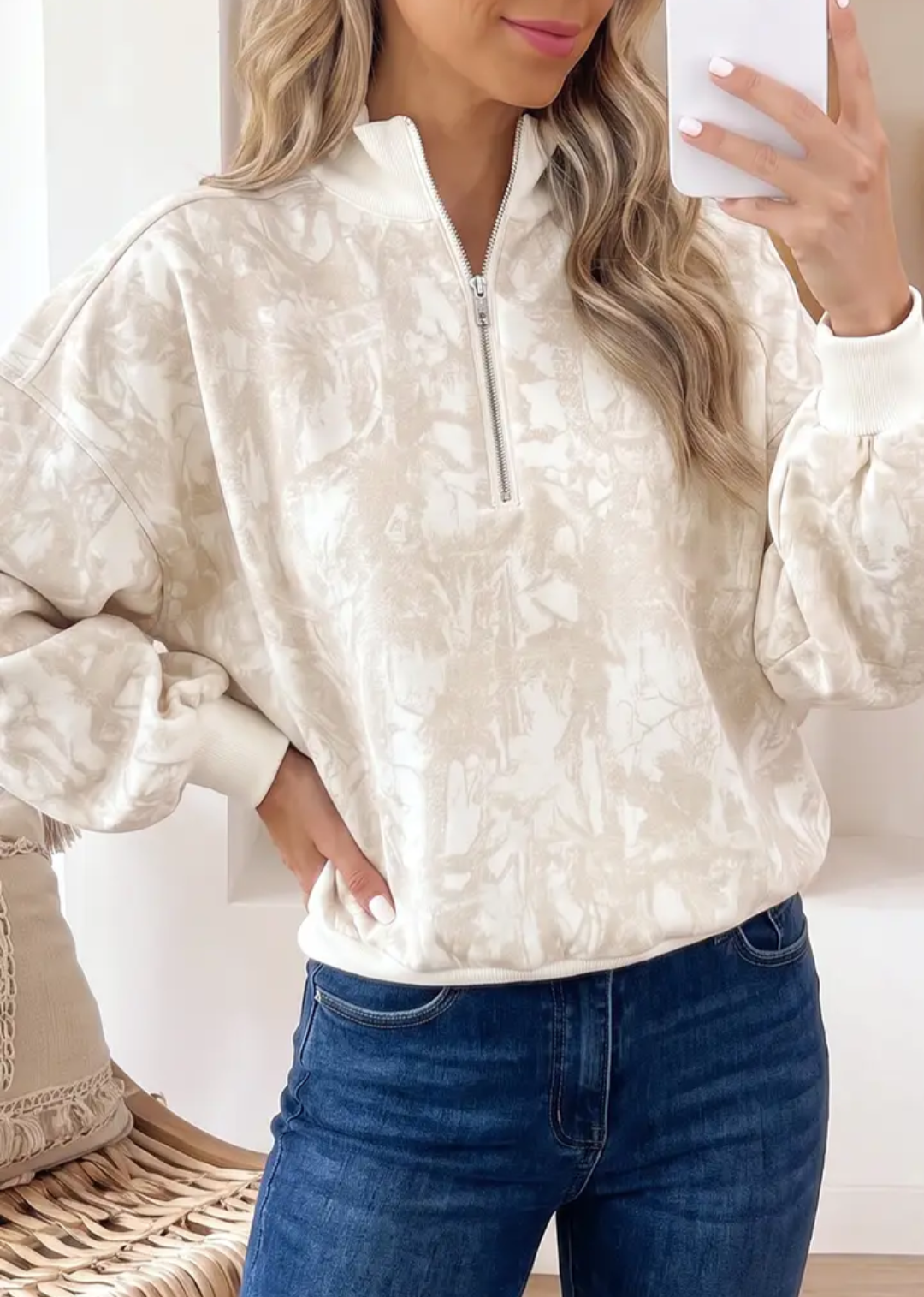 Camo Quarter-Zip