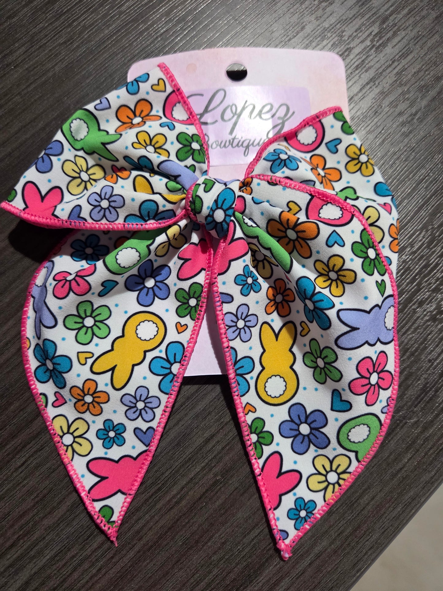 Easter Fabric Bow