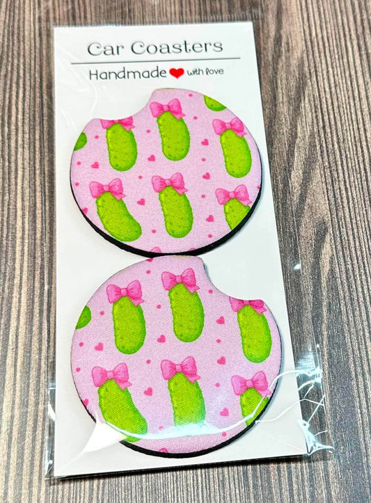Pickle Bow Car Coaster