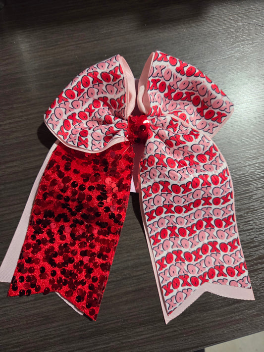 XOXO Sequins Bow