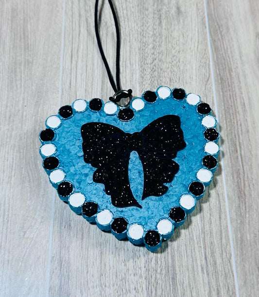 Black Bow Blue Heart - Malibu Barbie