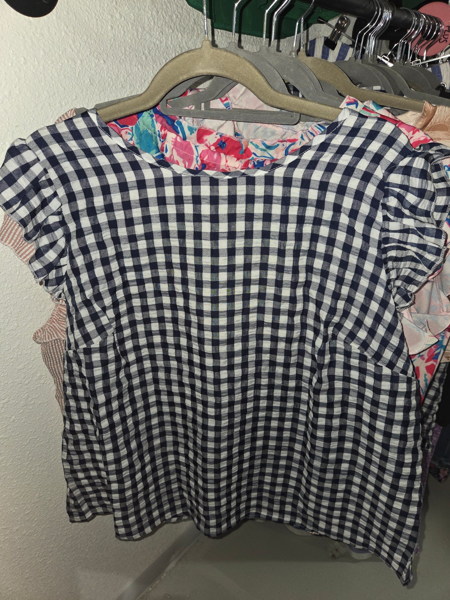 Plus Size Blue Top