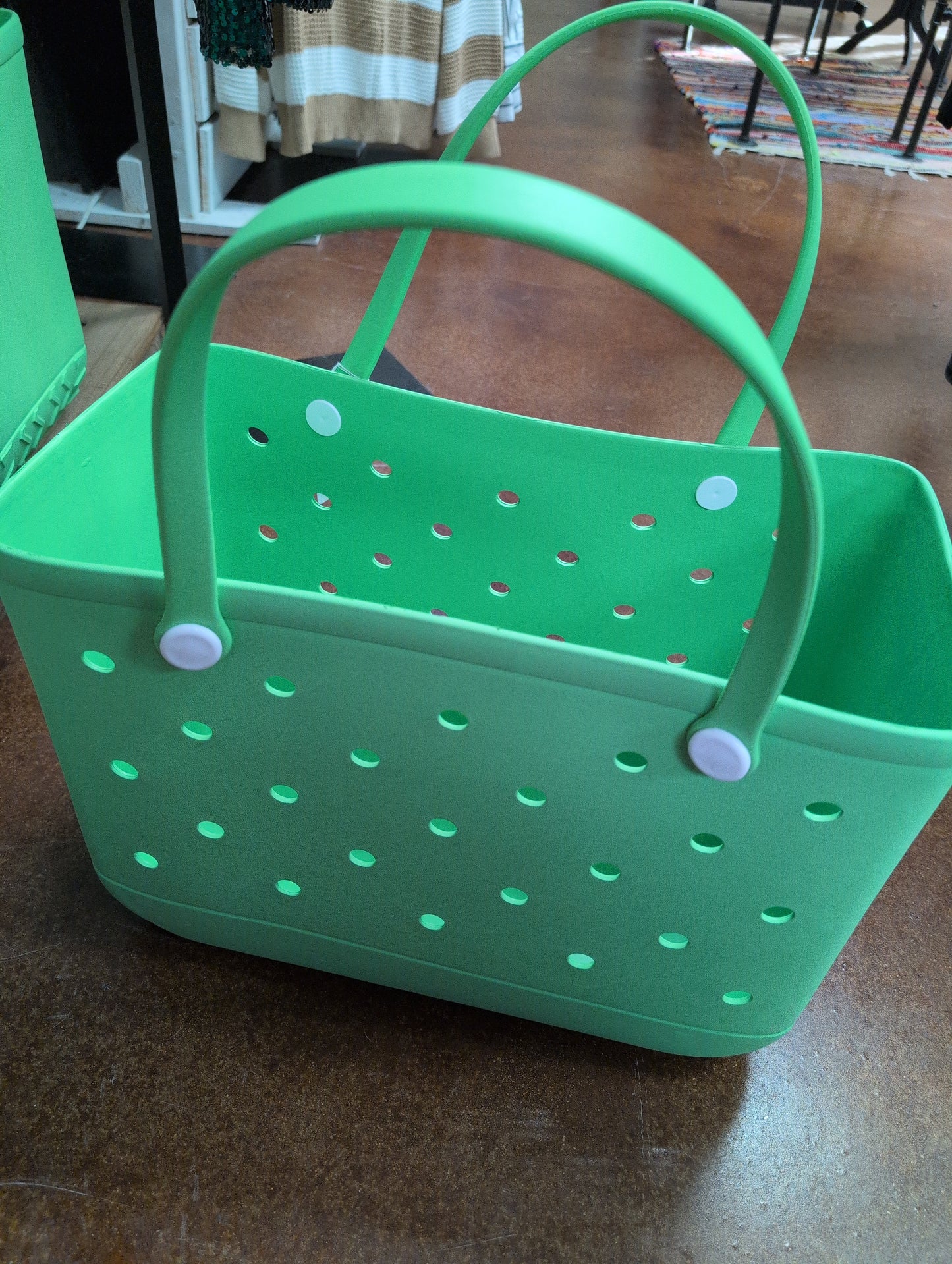 Rubber Tote XL - Green