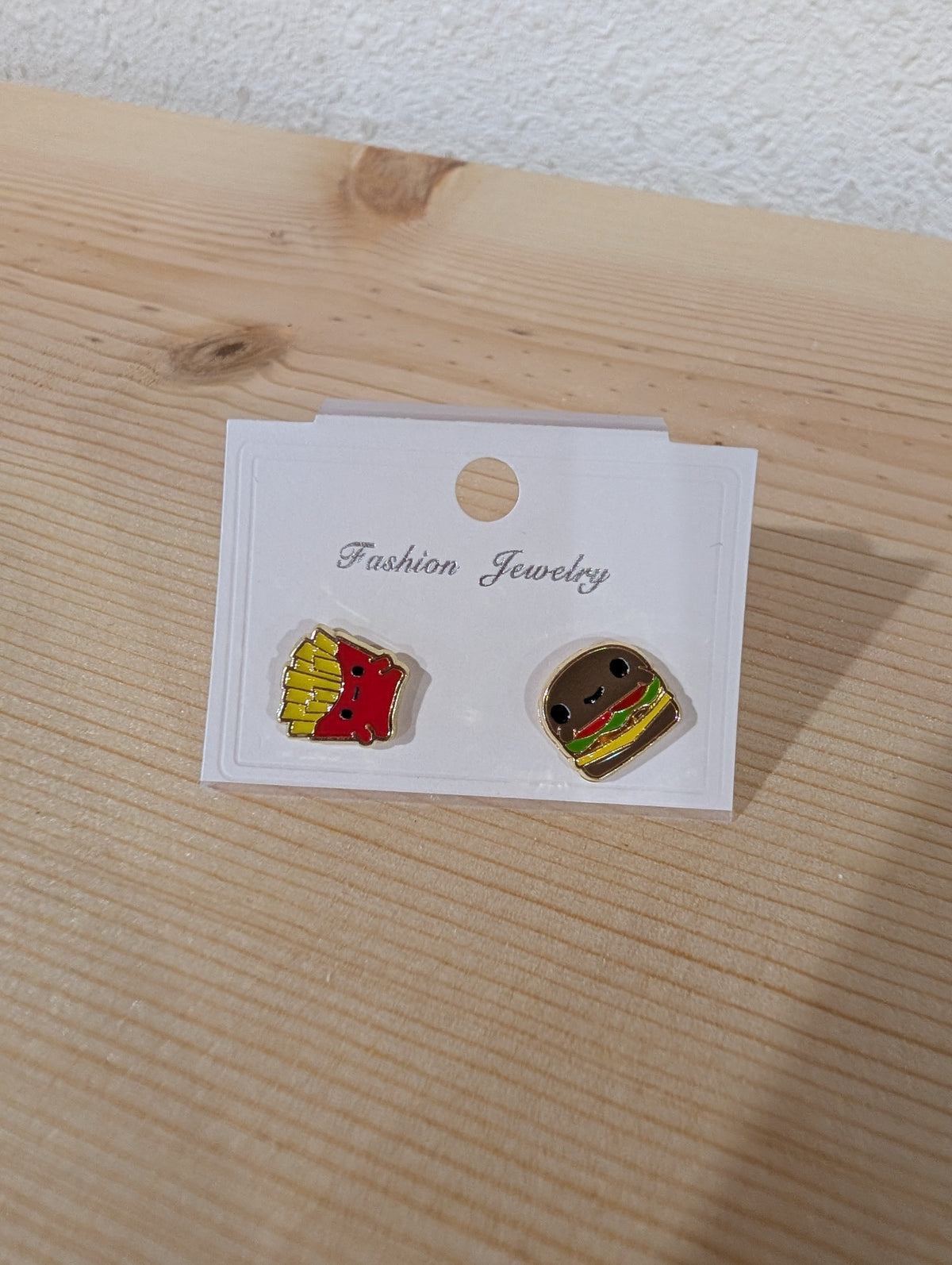 Burger Fries Stud
