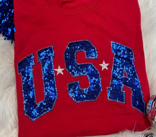USA Emb. Tee