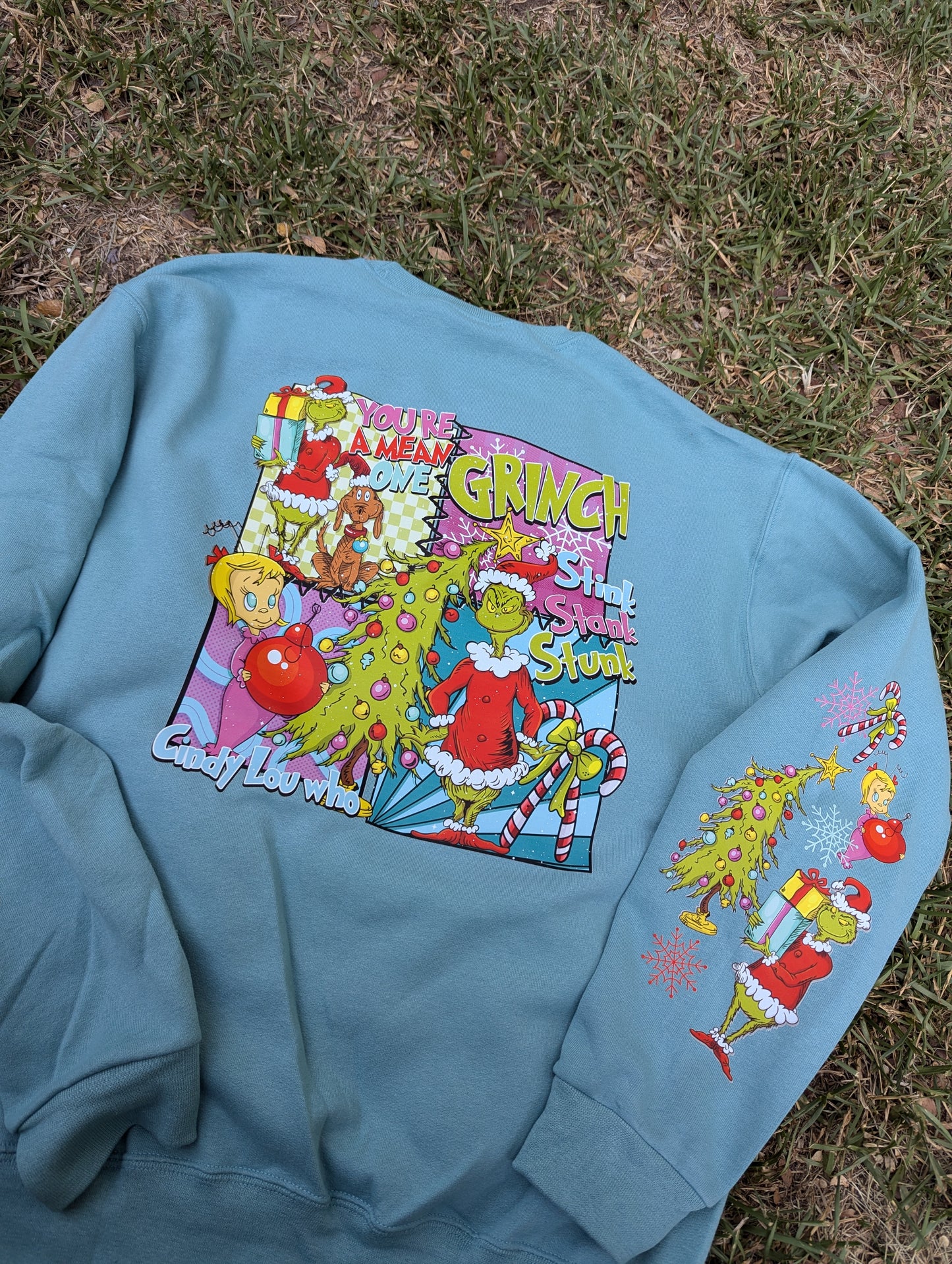 Green Monster Sweatshirt Sleeve