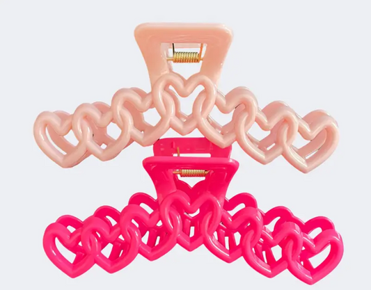Heart Hair Clips