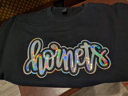 Irridesent Hornets Patch Sweater