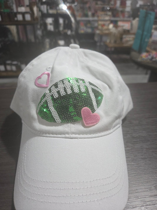 Ponytail Hat W/ Sequins Fball