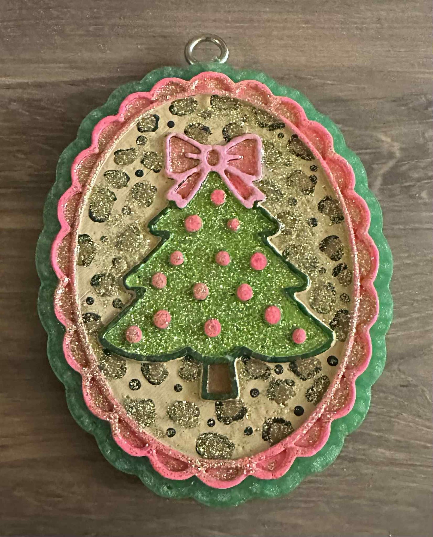 Pink Green Tree - Volcano
