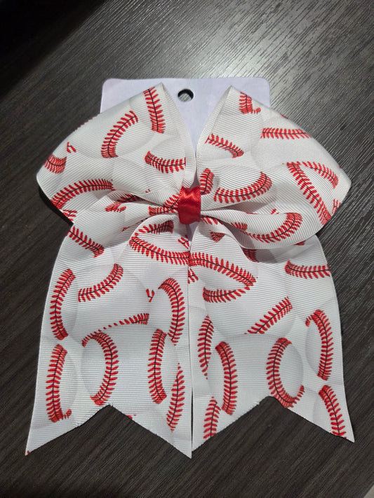 Baseball Cheer Bow