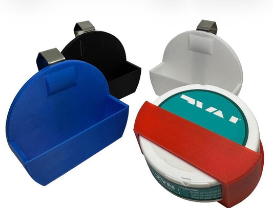 Snuff Can Visor Clip