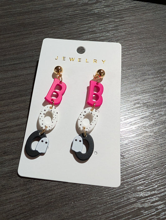 Pink B Boo Dangle