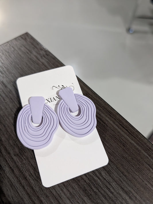 Spring Hoops - Purple