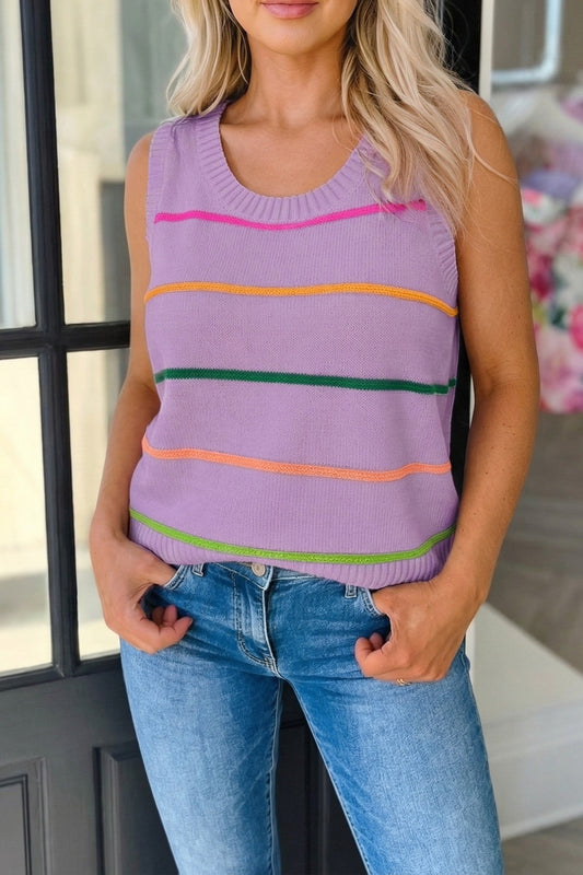 SUMMER SORBET TANK - Purple