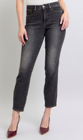 JB Blk Mid Rise Slim TC