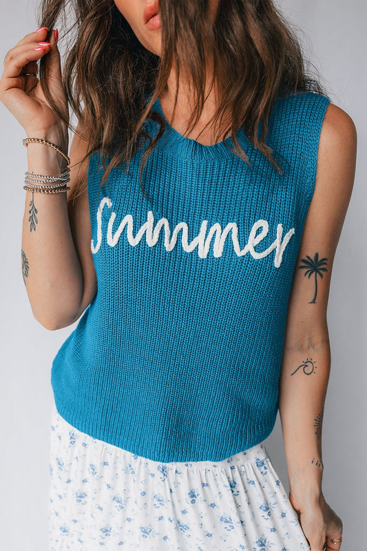 SUMMER KNIT TANK